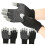 1 Pair Extended Wrist Touch Screens Gloves with Grip-Black 7