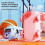 (White) Portable Water Cup in Bus Shape with Strap 16.9 Oz, Infinitne Water Cup 500ml 2