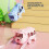 (White) Portable Water Cup in Bus Shape with Strap 16.9 Oz, Infinitne Water Cup 500ml 4