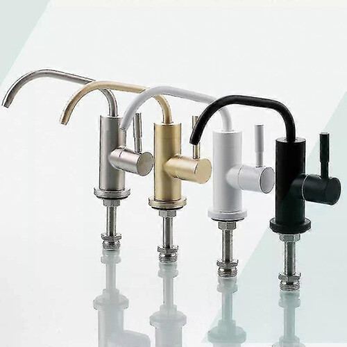 (Black) Stainless Steel Kitchen Direct Drinking Water Filter Tap Reverse Osmosis Water Filter Sink Faucet Si 1