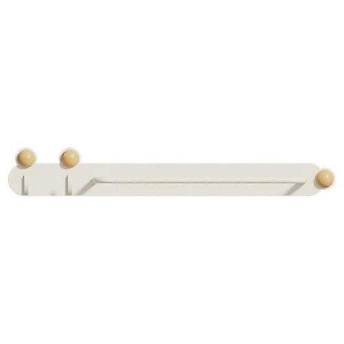 Wall-Hung Hook Coat Rack Non-Punching Household Wall Balcony Storage Rack Hook Rack