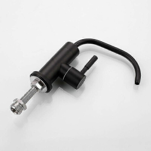 (Black) Stainless Steel Kitchen Direct Drinking Water Filter Tap Reverse Osmosis Water Filter Sink Faucet Si