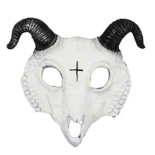 (White) Goat Antelope Mask Head Mask Halloween Party Cosplay Props