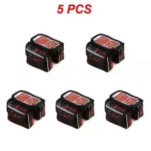 (Red 5pcs) 1~5PCS 2022 New Bicycle Bag Multicolor Top Tube Bag Touch Screen Phone Bag Mini Shockproof Saddle Bag Braided Ribbon Riding