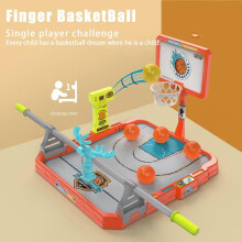 (Orange) 1 Set Desktop Basketball Game Toys For Kids Engaging Indoor Use 23.217.510.2in Interactive Hand Exercise
