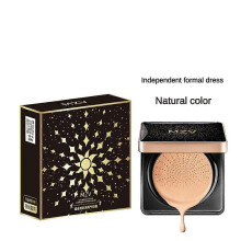 (Natural Colour) Gold Plated Cushion Cream Brightens, Isolates Concealer And Keeps Makeup On