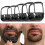 (Black) Beard Shaper Goatee Mustache Grooming Tool 1