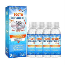 (4PCS) 1-5x Moldable Tooth Replacements Kit for Fixing,Dental Care Kit Tooth Repair Kit