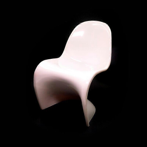 (White) plastic crystal dining chairs, casual home chair model