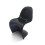 (Black) plastic crystal dining chairs, casual home chair model 1