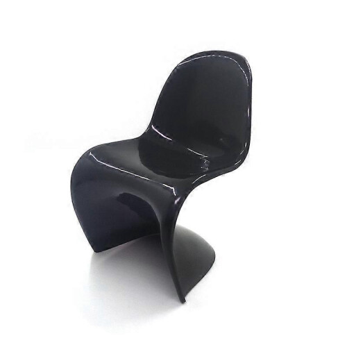 (Black) plastic crystal dining chairs, casual home chair model