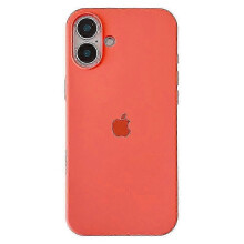 (Orange) For Iphone 16 Plus Case Shockproof Silicone Phone Back Cover - Black,zxl