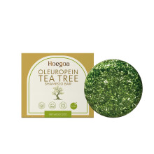 Hoegoa Oleuropein Tea Tree Shampoo Soap, with Plant Ingredients, Cleanses Hair Gently And Nourishes The Scalp