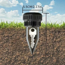 Realistic Watering Can Garden Key Hider - Secure Outdoor Key Safe
