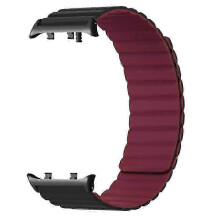 (Black   Wine Red) For Huawei Watch D2 Silicone Watch Band Magnetic Replacement Strap,zxl
