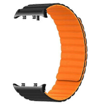 (Black   Orange) For Huawei Watch D2 Silicone Watch Band Magnetic Replacement Strap,zxl