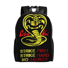 Cobra Kai Backpacks for Boys Girls, Cartoon Laptop Bags Lightweight Durable Backpack Schoolbag for Teens Elementary Middle School Bookbag,zxl