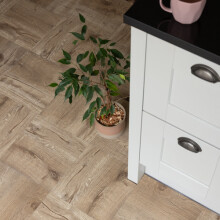 Floor Pops Pickling Oak 30.48cm x 30.48cm Self-adhesive Vinyl Floor Tiles