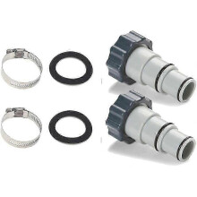 INTEX threaded and clamp hose adapters for 1.5 and 1.25 inch hoses, suitable for combinations of filter pumps.,zxl