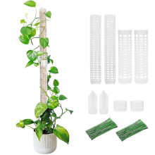 Stackable Foam Plant Supports for Climbing Plants - Plastic Stems with Fixing and Guiding Brackets,zxl