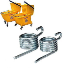 Set of 2 Springs for Wringer Buckets - Replacement Parts for Mop Twist Mechanism, Compatible with Most Spring Wringer Buckets (Hinge/Torsion Spring Ty