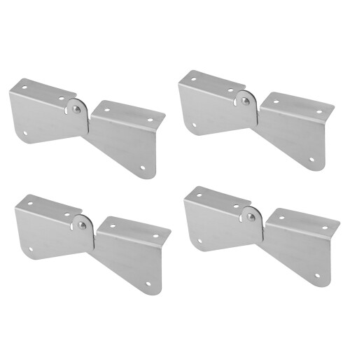 4 Pack Gutter Hinge for Square Downspout 2