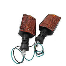Turn Signal Set (Directional Lights) for Yamaha DT - Compatible with DT50, DT80, DT125, DT175 - Front and Rear Lights - Vintage Style,zxl