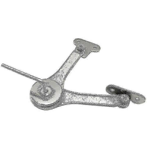 Heavy Duty Lid Support Hinges Soft Close Folding Lid Stay Hinge Keep Lid Hinge (2 Pcs, Silver),zxl 1