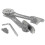 Heavy Duty Lid Support Hinges Soft Close Folding Lid Stay Hinge Keep Lid Hinge (2 Pcs, Silver),zxl 3