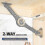 Heavy Duty Lid Support Hinges Soft Close Folding Lid Stay Hinge Keep Lid Hinge (2 Pcs, Silver),zxl 4
