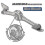 Heavy Duty Lid Support Hinges Soft Close Folding Lid Stay Hinge Keep Lid Hinge (2 Pcs, Silver),zxl 5