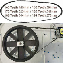 160-191 Teeth Breadmaker Conveyor Belts Bread Machine Belts Bread Maker Parts 480-573MM Kitchen Appliance Accessories,zxl