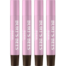 Burt's Bees Shimmer Lip Tint Set, Mothers Day Gifts, Tinted Lip Balm Stick,  (4-Pack) (Guava)