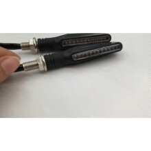 2Pcs Motorcycle Turn Signal Lights 12V LED Tail Flashing Lights Waterproof Rear Lamps Super Bright Bendable Motorcycle Accessories,zxl