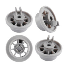 4-Piece Dishwasher Loading Wheels - Compatible with Bosch, Siemens, and Neff - Part Numbers 165314 and 420198 - for Basket and Slide,zxl