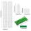 Stackable Foam Plant Supports for Climbing Plants - Plastic Stems with Fixing and Guiding Brackets,zxl 2