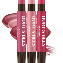 Burt's Bees Lip Shimmer Nude Collection, Tinted Lip Balm Stick, 3 Warm Shades; Value Pack, 3 Tubes x 0.09 Oz (Nude Multi)