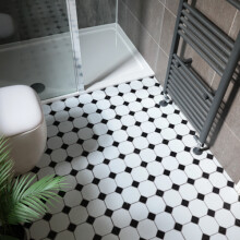 Floor Pops Hudson 30.48cm x 30.48cm Self-adhesive Vinyl Floor Tiles