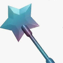 (B) 3D Printed Wand Tap to Pay, Tap to Pay Wand, Star Magic Wand Contactless Payment Card Holder, Tap-to-Pay Credit Card Wand