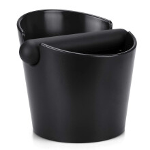 5 Inch Coffee Knock Box, Espresso Dump Bin with Removable Knock Bar, ShockAbsorbent & NonSlip Base, Barista Style Coffee Grounds Disposal for Home & O