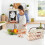 (1layer) Egg Dispenser for Refrigerator, Rolling Egg Organizer, Stackable BPA-Free Egg Container Holds, Fresh Egg Holder for Countertop Storage 3