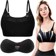 Massager Bra, Woman Heated Massage Bra, 3 Modes Electric Massage Breast Massager, Durable Results Without Rebound Effect