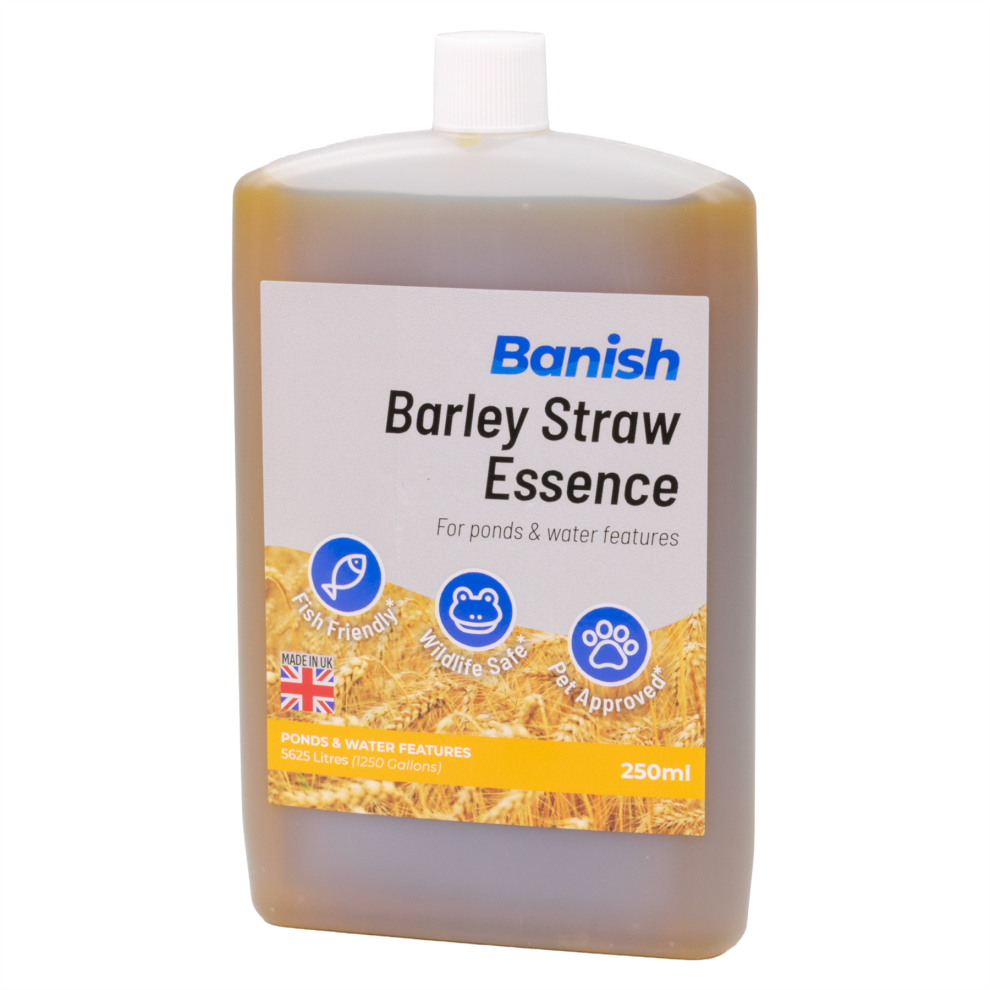 Pisces Banish Barley Straw Essence Pond Water Treatment Natural Algae Remover Greenwater Blanket Weed Biological Wildlife Pet Safe Clearer Filter