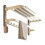 Walnuts Towel Rack Bathroom Shelf Toilet Wall Mounted-3 1