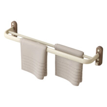 Waterproof Solid Wood Bathroom Towel Rack Wall Mounted Shelf-5