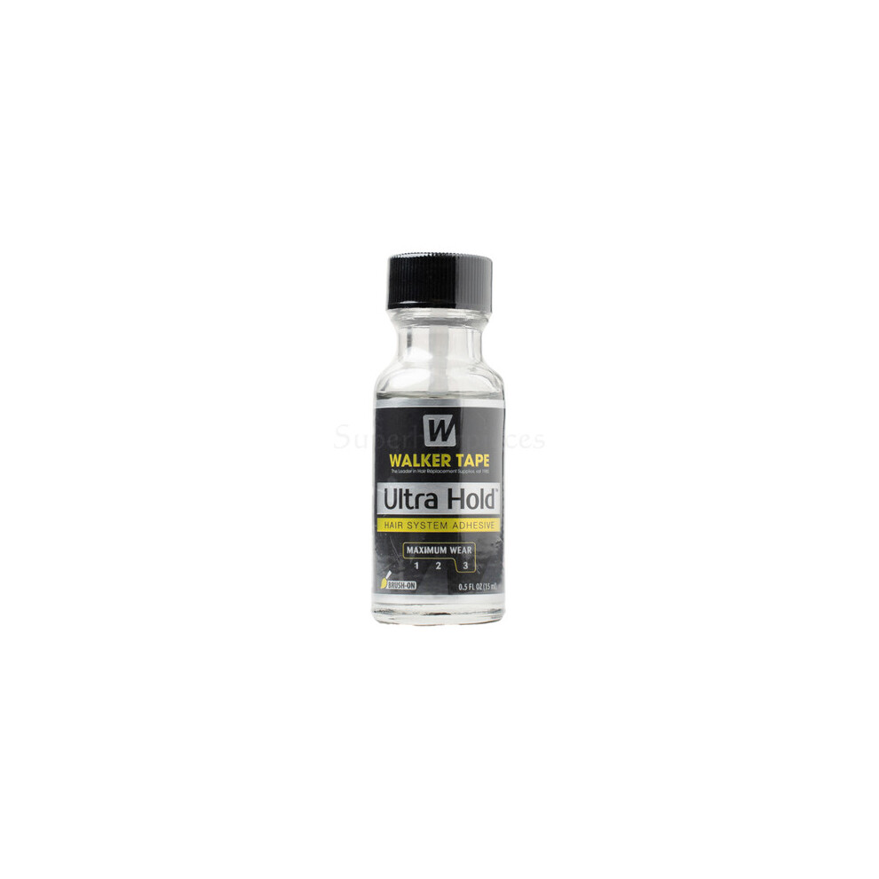 Walker Tape Unisex Clear Ultra Hold Glue Brush-On 0.5Oz