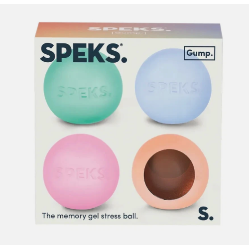 Speks Mini Gump Stress Ball Assorted Pack of 4