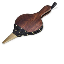 (38*13) Fireplace Bellows, Wood Fire Blower, Fireplace Bellows, Wooden Fire Bellows, With Strap, For Bbq, Fireplace, Wood Stove, Barbecue, Outdoors