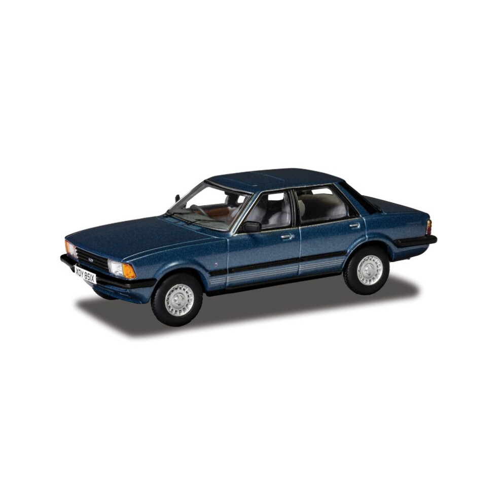 Corgi Va15007 Vanguards Ford Cortina Mk5 2.3 Ghia Titan 1:43 Blue