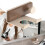 Waterproof Solid Wood Bathroom Towel Rack Wall Mounted Shelf-5 6